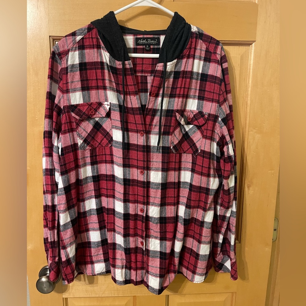 North River button flannel